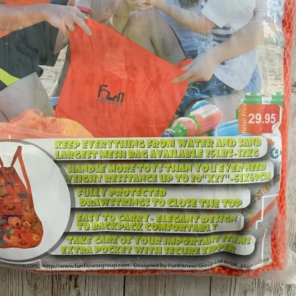 Mesh Fun Bag Drawstring for toys XXL